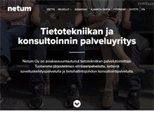 Tablet Screenshot of netum.fi